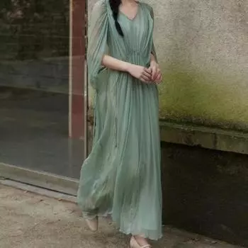 Летняя плиссированная юбка, элегантное платье Greek Muse XXS