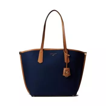Летняя пляжная большая сумка-тоут Michael Kors Jane из парусины