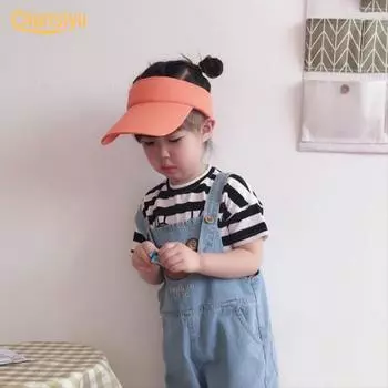 Летняя пляжная детская шляпа от солнца синий