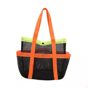 Летняя пляжная сумка, повседневная, большая вместимость, удобная для переноски, многоцелевое хранение для путешествий синий