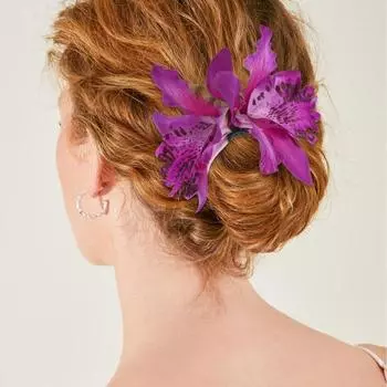 Летняя пляжная заколка для волос с цветочным декором для морского отдыха, боковая челка, заколка для волос, аксессуары для волос на каждый день, для вечеринок, выходов в свет