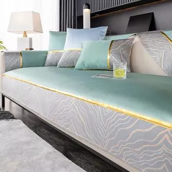 Летняя подушка для дивана, европейская летняя подушка для сиденья, летняя нескользящая подушка для сиденья, американский кожаный чехол для дивана 70*70cm