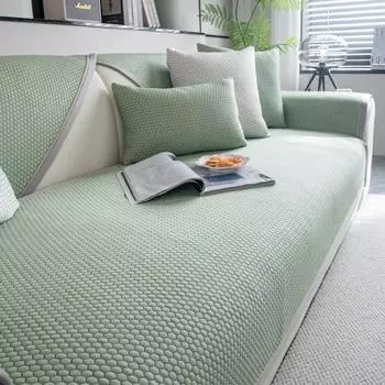 Летняя подушка для дивана Ice Silk, подушка для дивана, современная, прохладная, освежающая, однотонная, нескользящая, чехол для дивана, полотенце для спинки 70x70