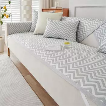 Летняя подушка для дивана из ледяного шелка, летняя подушка для коврика, новый чехол для дивана, нескользящий чехол для подушки на сиденье дивана, полотенце 60*60