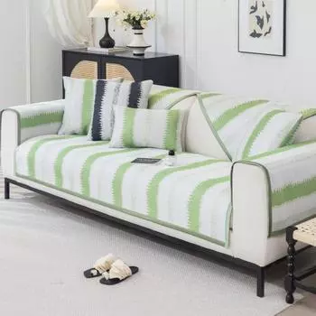 Летняя подушка для дивана из ледяного шелка, летний коврик, нескользящая подушка для льда, летняя кожаная ткань для чехла на диван 70*70cm