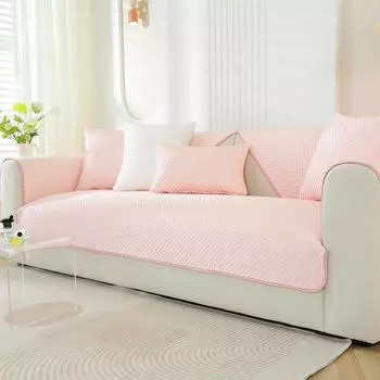 Летняя подушка для дивана из ледяного шелка, нескользящая летняя крутая дышащая прямая подушка для гостиной, чехол для дивана, коврик-полотенце 70*70cm