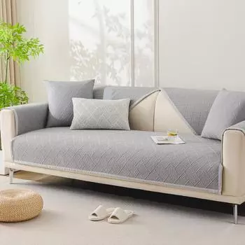Летняя подушка для дивана, крутая подушка для сиденья дивана из ледяного шелка для лета, высококачественный прямой чехол для дивана, тканевый чехол 70*70cm