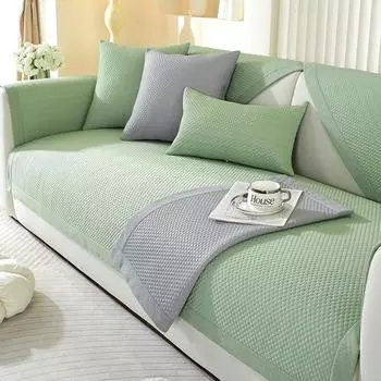 Летняя подушка для дивана, Нескользящая дышащая подушка для сиденья на лето, четыре сезона, универсальная, крутая, простая, чехол для дивана, полотенце 70*70cm