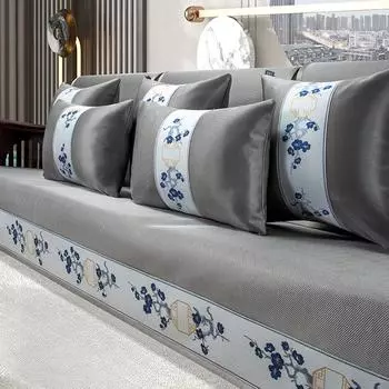 Летняя подушка для дивана, нескользящий чехол, летняя подушка, дышащая, универсальный летний коврик на четыре сезона, китайский чехол, тканевая подушка 70*70cm