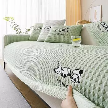 Летняя подушка для дивана, подушка для сиденья для лета, простой современный крутой нескользящий чехол для дивана, тканевый чехол 70-70