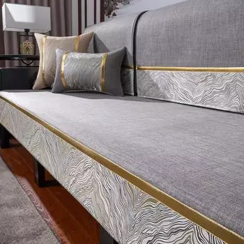 Летняя подушка для дивана, универсальная легкая, роскошная спинка, полотенце, современная подушка, высококачественный чехол для дивана, тканевая подушка 90*70cm