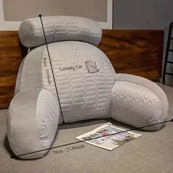 Летняя подушка для головы, мягкая подушка для ухода за талией, подушка для талии, подушка для дивана, игрушки 70*50*30cm серый