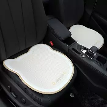 Летняя подушка для сиденья автомобиля, прохладная шелковая подушка, дышащий нескользящий коврик с рисунком, прохладная подушка, водный коврик, летние аксессуары