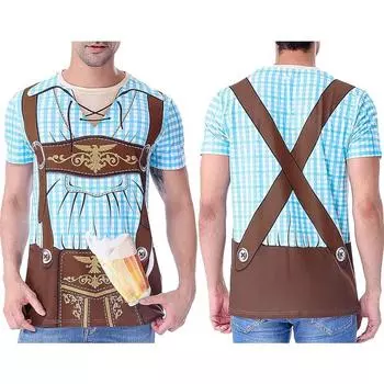 Летняя популярная креативная футболка с 3D-принтом в сетку с короткими рукавами в стиле casual и уличной модой S