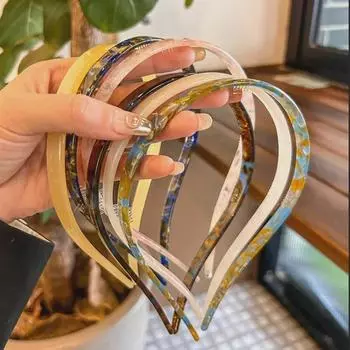 Летняя повязка на голову из ацетата высокого качества с противоскользящим покрытием для женщин 2024 года