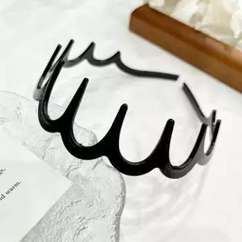 Летняя повязка на голову с зубчатыми сломанными волосами, женская повязка на голову для выхода и умывания лица, специальная повязка на голову со шпилькой