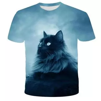 Летняя повседневная футболка с круглым вырезом и короткими рукавами для мужчин и женщин S