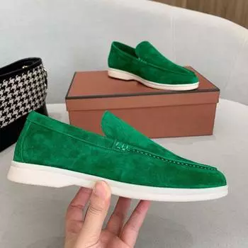 Летняя повседневная обувь унисекс без шнуровки. Модная женская обувь на мягкой подошве. Модная кожаная мужская обувь. 44 красный