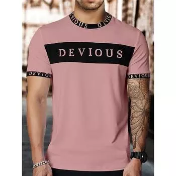 Летняя повседневная повседневная модная мужская футболка, свободная и удобная мужская футболка с короткими рукавами, мужская футболка в городском уличном стиле 2XS