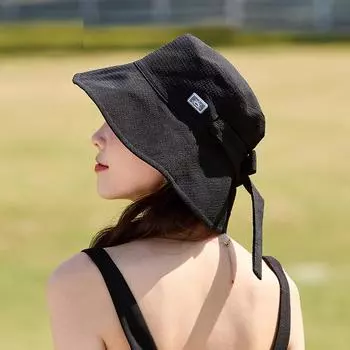 Летняя повседневная женская шляпа-ведро, праздничная шляпа от солнца для путешествий, кемпинга, рыбацкая шляпа от солнца 56-58cm