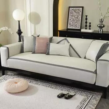 Летняя прохлада, ледяной шелк, подушка для дивана, нескользящий чехол для дивана, новый летний коврик, чехол для подушки сиденья, полотенце 60*60cm