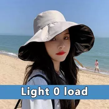 Летняя пустая верхняя широкополая шляпа от солнца для женщин, солнцезащитная панама с защитой от ультрафиолета, женская солнцезащитная кепка для пляжа free size