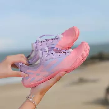 Летняя распродажа женской обуви для йоги, мужской обуви для фитнеса, больших размеров, велообувь унисекс для пар, пляжный отдых, босиком, акваобувь 36