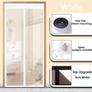 Летняя ромбовидная пряжа, противомоскитная домашняя дверная занавеска, анти-кошачья царапина, магнитная перфорация без всасывания, бесшумная дверная штора 70cm*200cm коричневый