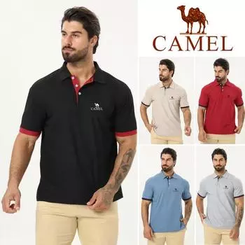 Летняя рубашка поло европейского размера, мужская рубашка-поло высокого качества с вышивкой, дышащий топ с коротким рукавом, деловая повседневная рубашка-поло для мужчин S чёрный