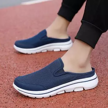 Летняя сетчатая обувь Пара дышащих и прохладных туфель Сетчатая обувь Мягкая подошва Дышащая сетчатая обувь Одна педаль Ленивая сетчатая обувь 35