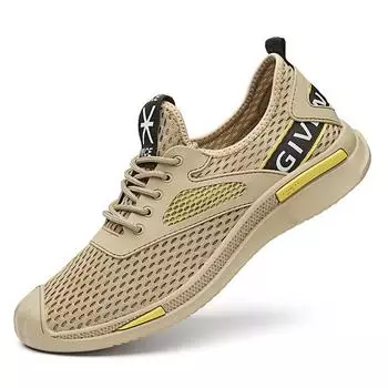 Летняя сетчатая повседневная обувь больших размеров, мужские лоферы, удобная обувь для вождения, мокасины, мужская обувь на плоской подошве