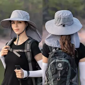 Летняя шаль, мужская шапка для альпинизма и рыбалки, защита шеи, дышащий солнцезащитный козырек от солнца