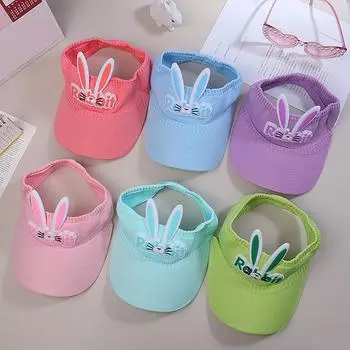 Летняя шапка для детей, шапки для мальчиков и девочек, От 3 до 12 лет, детские шляпы от солнца, детские козырьки, милые кроличьи крылья, шляпа кролика, аксессуары для одежды as the picture