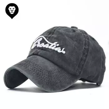 Летняя шляпа, корейская версия вышитой буквы, вышитая ковбойская бейсболка, взрыв Adjustable