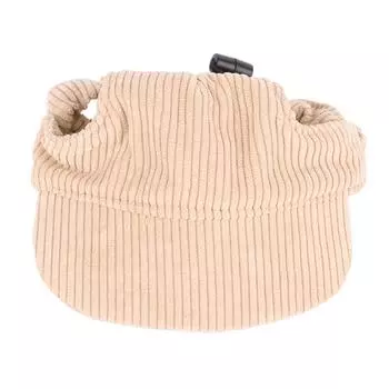 Летняя шляпа от солнца для домашних животных, регулируемая вельветовая повседневная шляпа для домашних животных, легкая стильная шляпа для собак и кошек S(for 2-4kg) хаки