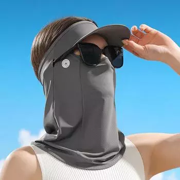 Летняя шляпа от солнца для женщин, уличная дышащая, анти-УФ-пустая шляпа, пляжная Балаклава, кепка для верховой езды, отверстие для очков, крышка для лица, головной убор