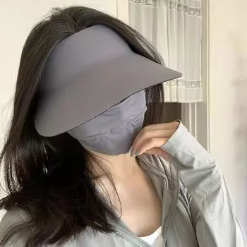 Летняя шляпа от солнца Ice Silk с защитой от ультрафиолета, складная солнцезащитная кепка с пустым верхом для отдыха