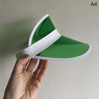 Летняя шляпа от солнца, прозрачный козырек, прозрачный пластиковый ПВХ, солнцезащитная кепка с защитой от УФ-лучей, солнцезащитная шляпа, уличные бейсбольные кепки, пляжная шляпа as the picture