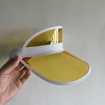 Летняя шляпа от солнца, прозрачный козырек, прозрачный пластиковый ПВХ, солнцезащитная кепка с защитой от УФ-лучей, солнцезащитная шляпа, уличные бейсбольные кепки, пляжная шляпа