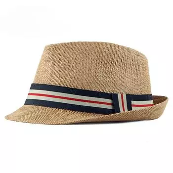 Летняя шляпа в стиле британского джаза для мужчин среднего возраста и женщин, ковбойская шляпа-цилиндр, роскошная дизайнерская шляпа для свадебной вечеринки, шляпа-федора, соломенная пляжная шляпа хаки