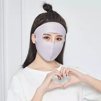 Летняя солнцезащитная маска из ледяного шелка, защита от ультрафиолета, солнцезащитная вуаль для лица с полями, велосипедные солнцезащитные шапки, кепки