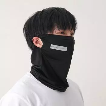 Летняя солнцезащитная маска из ледяной ткани с дышащим отверстием для шеи и лица, защита от шарфа, интегрированная защита для ушей, быстросохнущая для езды на велосипеде унисекс