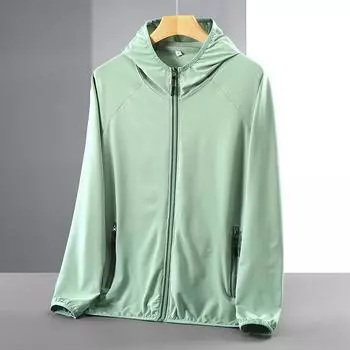 Летняя солнцезащитная одежда больших размеров с капюшоном, модные тонкие солнцезащитные куртки, пальто больших размеров для пар, летнее пальто для мужчин M белый