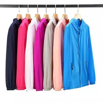 Летняя солнцезащитная одежда для мужчин и женщин, ультратонкая солнцезащитная куртка больших размеров, быстросохнущее пальто для пары M серый