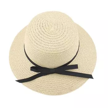 Летняя соломенная шляпа с большими широкими полями, складная пляжная соломенная шляпа с мягкими полями, солнцезащитная шляпа с защитой от ультрафиолета, женская соломенная шляпа для путешествий на открытом воздухе