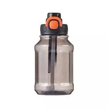 Летняя спортивная соломенная чашка Спортивный фитнес Открытый портативный чайник Креативные дорогие студенческие чашки Пластиковые чашки. 850ml белый