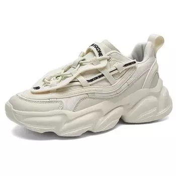 Летняя стильная мужская обувь, увеличивающая рост, прямая трансляция, папины туфли, мужские кроссовки больших размеров, модная мужская обувь 39 бежевый