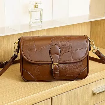 Летняя сумка-багет в стиле ретро, сумка для мамы и леди среднего возраста, легкая роскошная классическая сумка в стиле пэчворк подмышкой, сумка через плечо на одно плечо