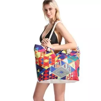 Летняя сумка, богемная многофункциональная водонепроницаемая пляжная сумка, сумка для хранения купальника, портативная женская летняя сумка Bolsas One Size