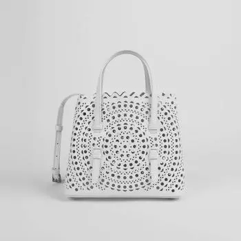 Летняя сумка через плечо из коровьей кожи с лазерной резкой: Женская сумка из натуральной кожи 17*16*9 cm абрикосовый